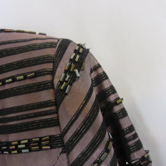 JS Collections Skirt Set Beaded Embroidered 3 Piece Formal Evening Size 6 - Picture 10 of 16